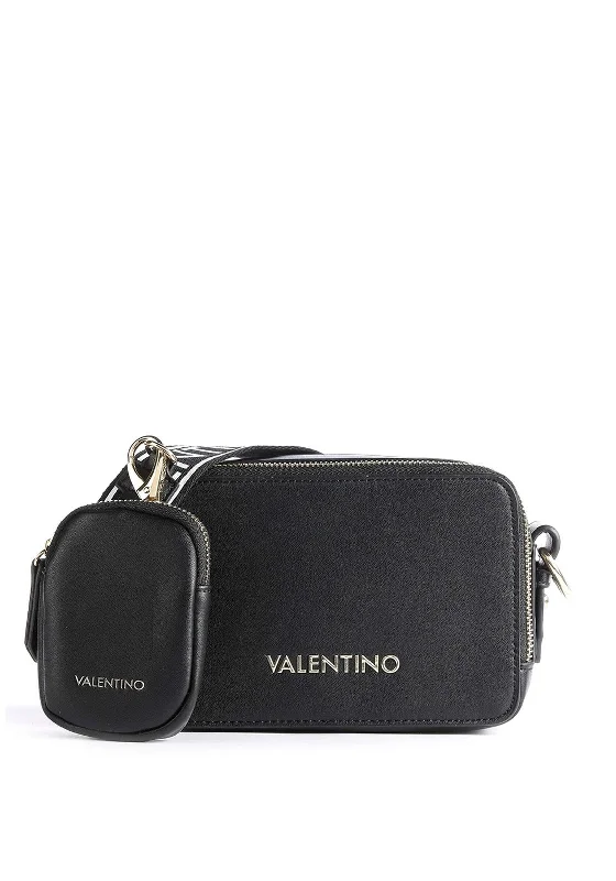 Canvas men's crossbody bag with a rustic, casual styleValentino Handbags Avern Camera Crossbody Bag, Black Canvas men's crossbody bag with a rustic, casual styleValentino Handbags Avern Camera Crossbody Bag, Black