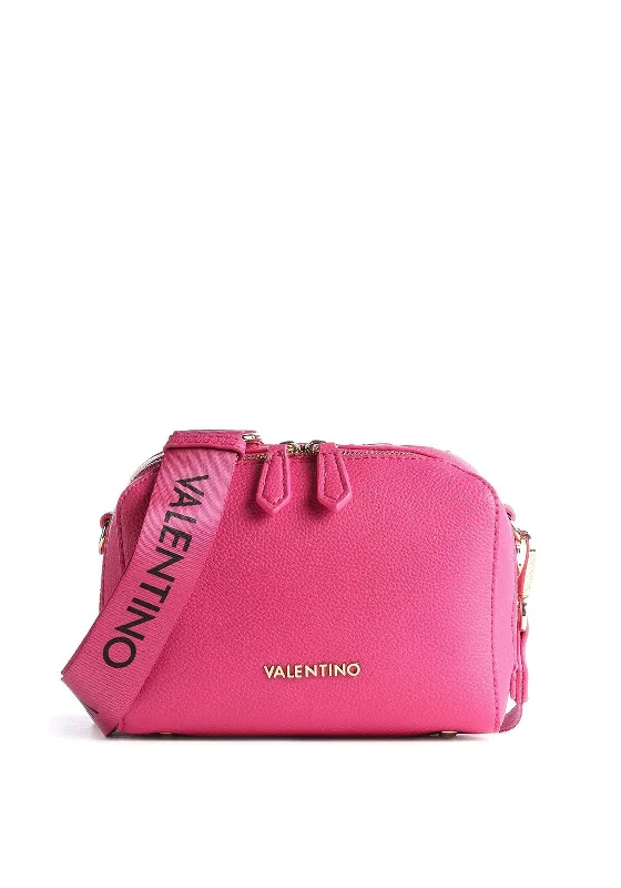 Soft suede men's crossbody bag for a luxurious feelValentino Handbags Pattie Crossbody Bag, Fuchsia Soft suede men's crossbody bag for a luxurious feelValentino Handbags Pattie Crossbody Bag, Fuchsia