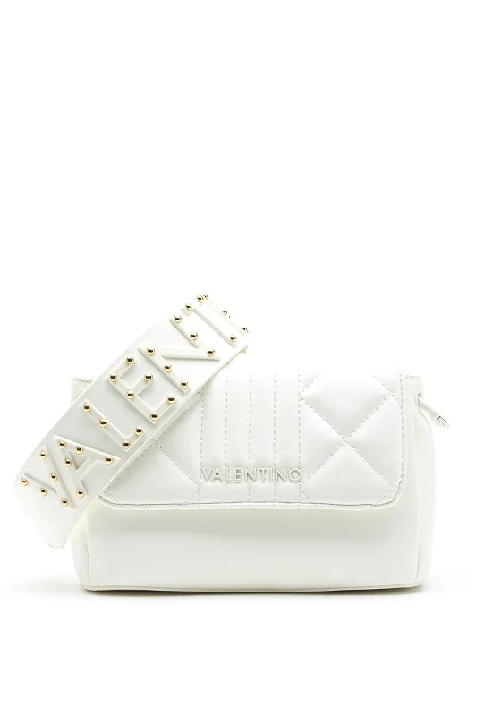 Men's crossbody bag with multiple interior pockets for organizationValentino Handbags Soda Crossbody Bag, White Men's crossbody bag with multiple interior pockets for organizationValentino Handbags Soda Crossbody Bag, White