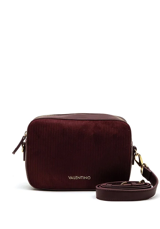 Men's crossbody bag with a built - in charging port for tech use on the goValentino Handbags Tandoori Crossbody Bag, Bordeaux Men's crossbody bag with a built - in charging port for tech use on the goValentino Handbags Tandoori Crossbody Bag, Bordeaux