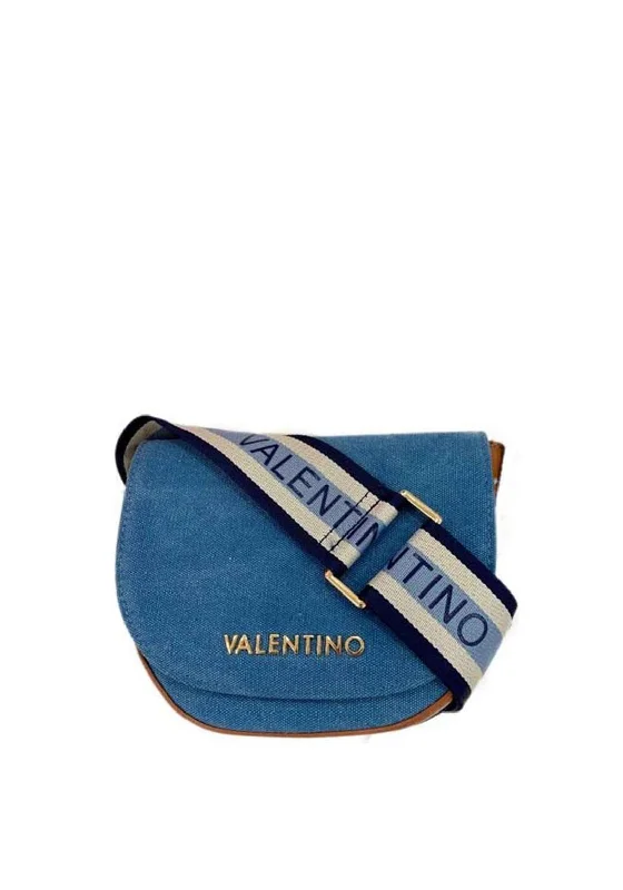 Convertible men's crossbody bag that can be worn as a shoulder bagValentino Handbags Tiki Small Crossbody Bag, Denim Convertible men's crossbody bag that can be worn as a shoulder bagValentino Handbags Tiki Small Crossbody Bag, Denim