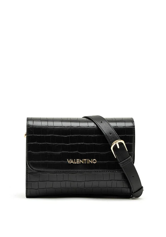 Waterproof nylon men's crossbody bag for outdoor activitiesValentino Satai Crossbody Bag, Black