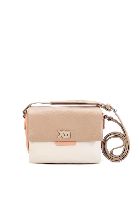 Hiking - specific men's crossbody bag with a hydration bladder pocketXti Small Colour Block Crossbody Bag, Beige Multi Hiking - specific men's crossbody bag with a hydration bladder pocketXti Small Colour Block Crossbody Bag, Beige Multi