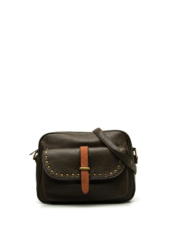 Men's crossbody bag with a water - resistant coating for rainy daysZen Collection Crossbody Bag, Green Men's crossbody bag with a water - resistant coating for rainy daysZen Collection Crossbody Bag, Green