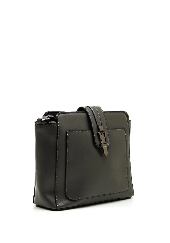 Convertible men's crossbody bag that can be worn as a shoulder bagZen Collection Crossbody Bag, Grey Convertible men's crossbody bag that can be worn as a shoulder bagZen Collection Crossbody Bag, Grey