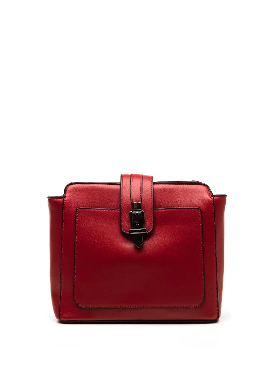 Vintage - inspired men's crossbody bag with a distressed finishZen Collection Crossbody Bag, Red Vintage - inspired men's crossbody bag with a distressed finishZen Collection Crossbody Bag, Red