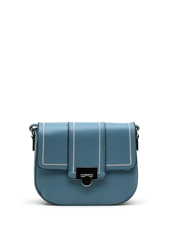 Men's crossbody bag with a padded laptop sleeve for commutingZen Collection Flap Small Crossbody Bag, Blue Men's crossbody bag with a padded laptop sleeve for commutingZen Collection Flap Small Crossbody Bag, Blue