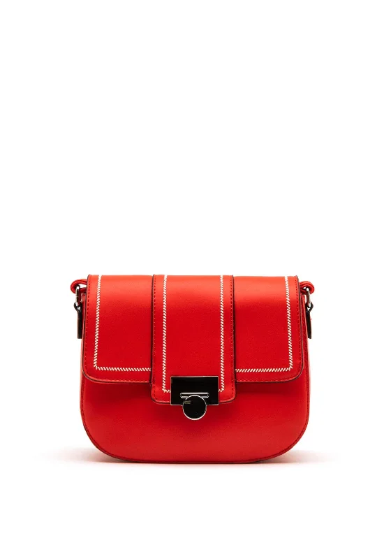 Compact men's crossbody bag for everyday carryZen Collection Flap Small Crossbody Bag, Red Compact men's crossbody bag for everyday carryZen Collection Flap Small Crossbody Bag, Red