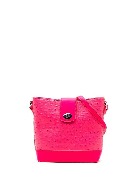 Canvas men's crossbody bag with a rustic, casual styleZen Collection Twist Lock Small Crossbody Bag, Neon Pink Canvas men's crossbody bag with a rustic, casual styleZen Collection Twist Lock Small Crossbody Bag, Neon Pink