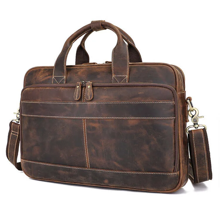 Lightweight briefcases for daily useLeather Laptop Bag for Men - Fits 15.6-inch Laptop Lightweight briefcases for daily useLeather Laptop Bag for Men - Fits 15.6-inch Laptop