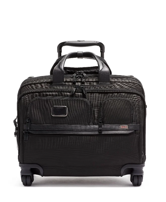 Best briefcases for business travelersAlpha Deluxe 4 Wheel Laptop Case Brief -black