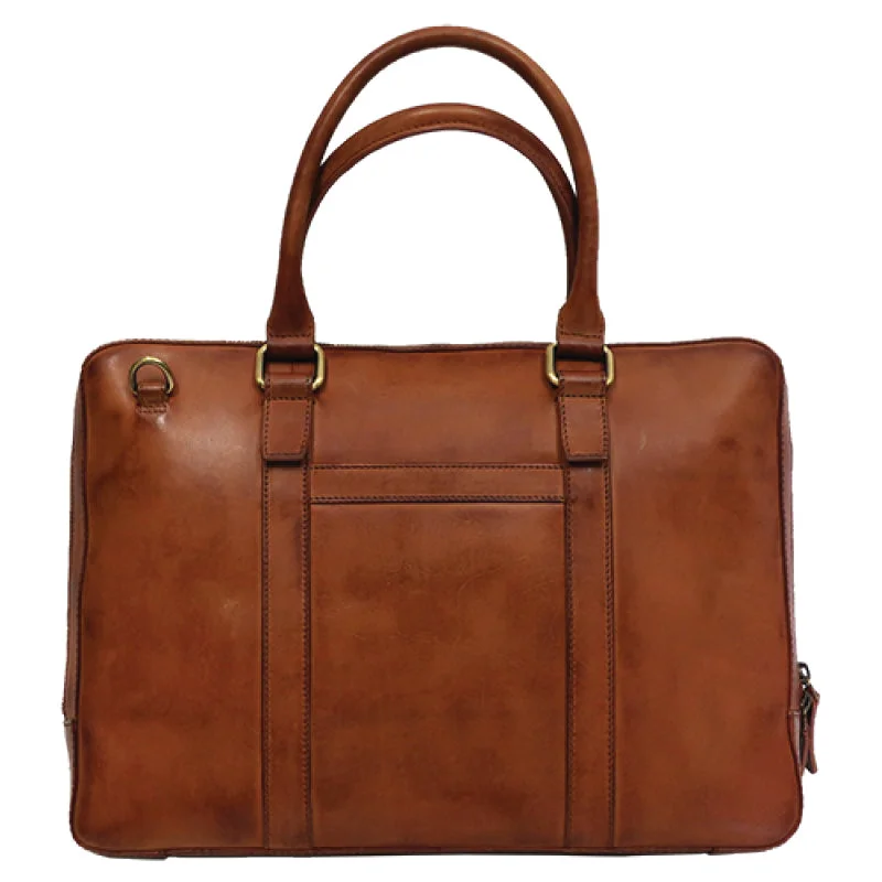 Briefcases with multiple compartments for organizationDarius Slim Laptop Briefcase