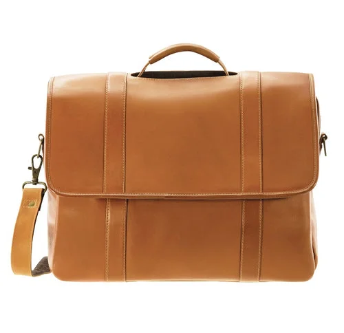 How to choose the right briefcase sizeDayTrekr 3 Gusset Flap Brief-tan