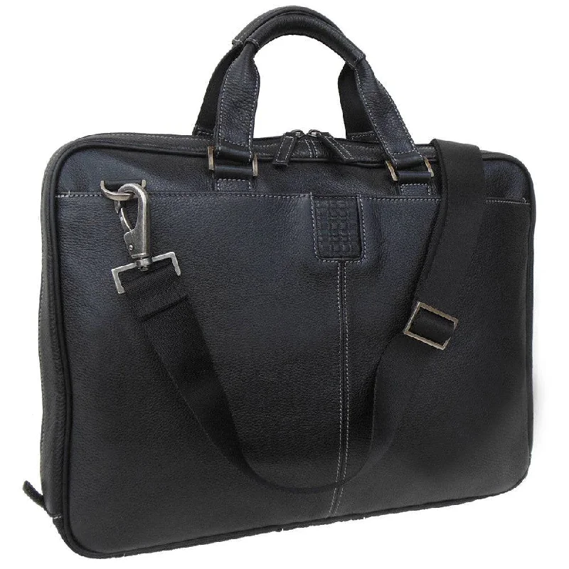 Designer briefcases for executivesTyler Tumbled Zipster