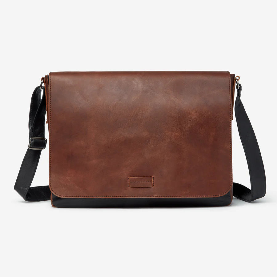 Durable briefcases for heavy-duty useVintage Malachi Messenger Bag