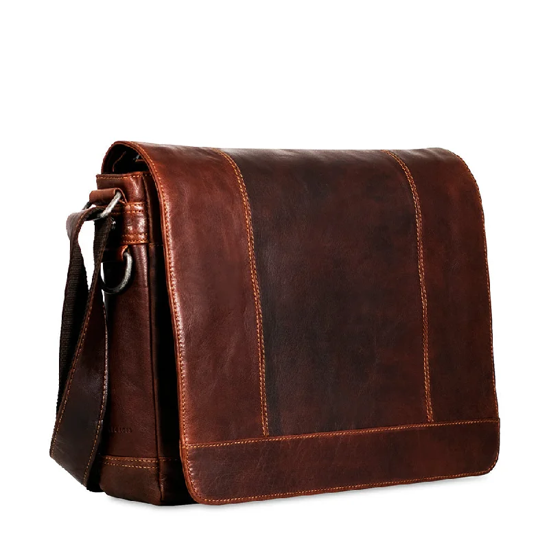 Lightweight briefcases for daily useVoyager Full Size Messenger-brown